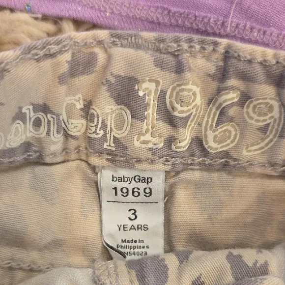 GAP Baby 1969 Gray Camouflage Shorts